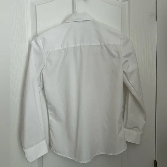 White Button down Dress Shirt | white | 10 | - Picture 2 of 4